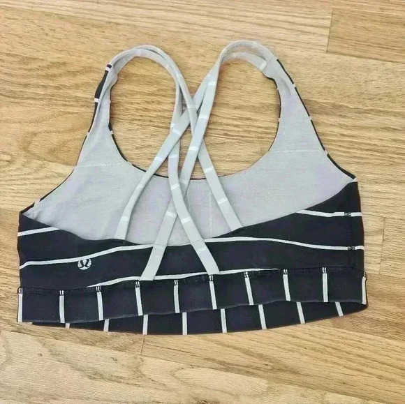 Lululemon Energy Bra, Cayman Stripe / Mojave Tan - Picture 7 of 10